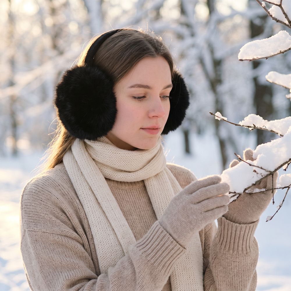 Cache-oreilles doux en imitati - Earmuffs Foldable avis et prix