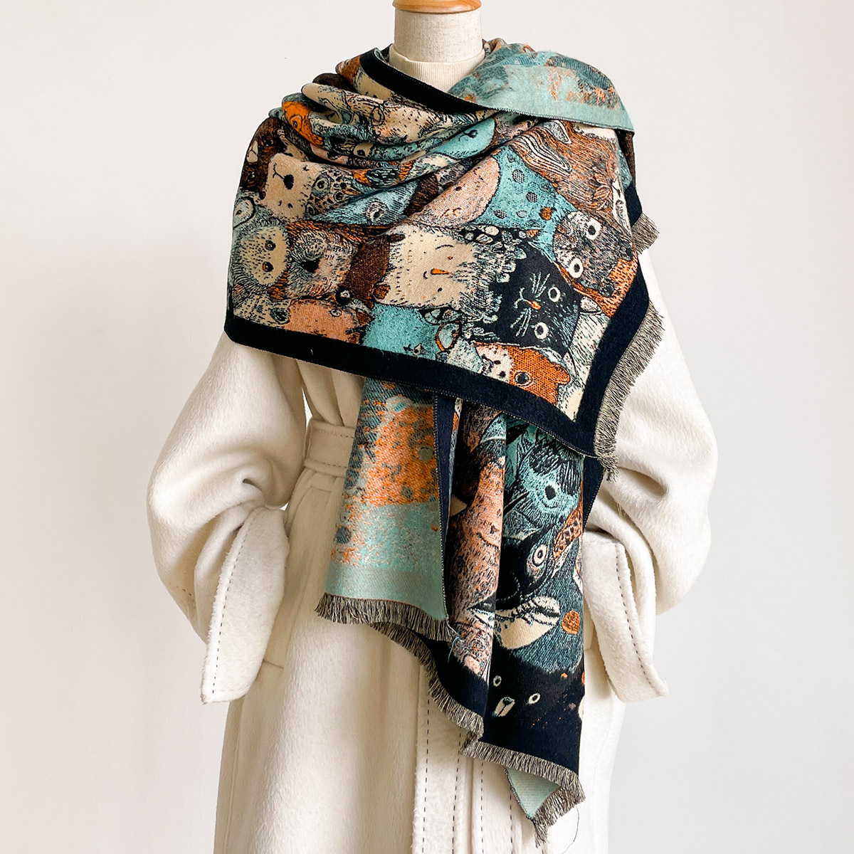 Écharpe en imitation cachemire - Cashmere Pashmina Wrap avis et prix