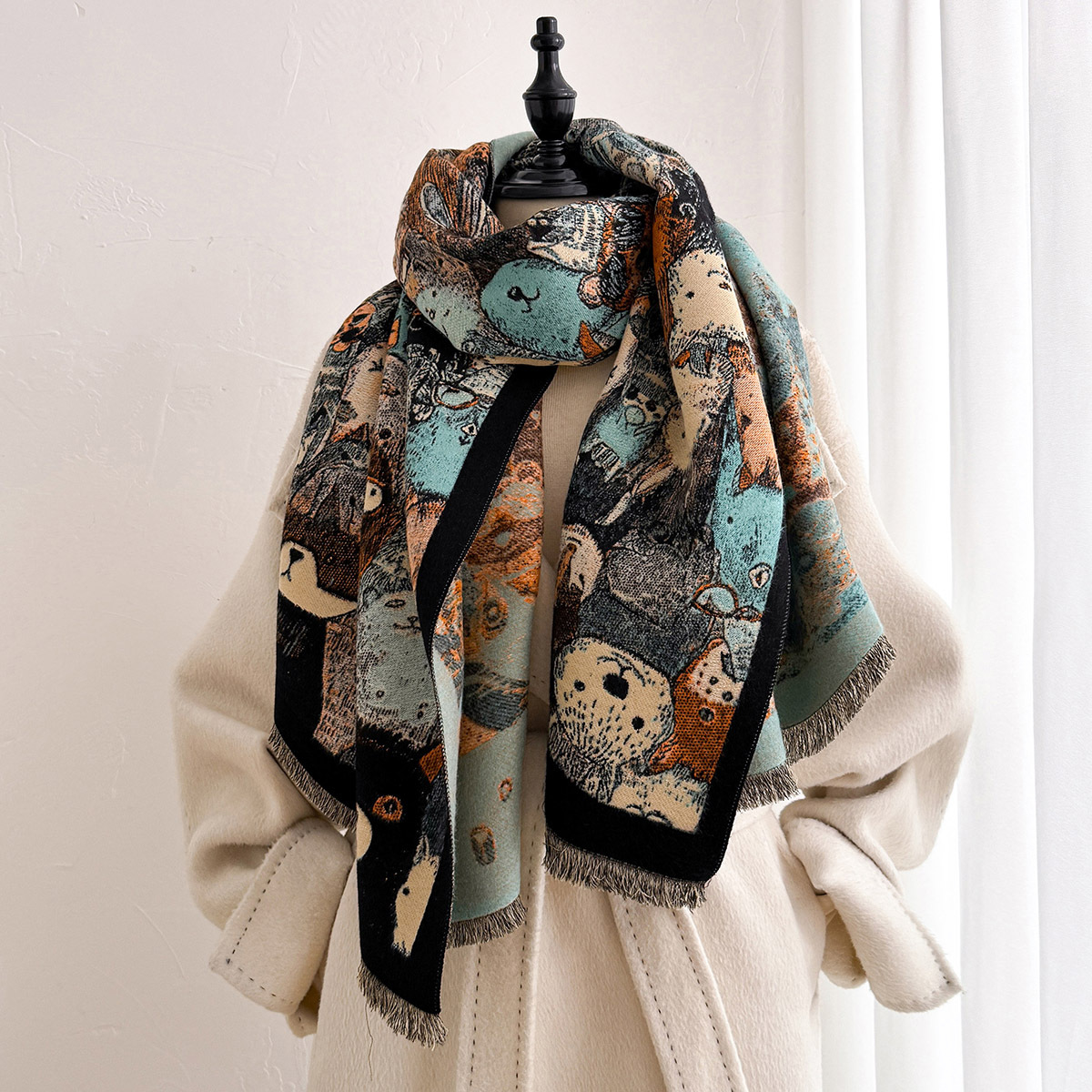 Écharpe en imitation cachemire - Cashmere Pashmina Wrap avis et prix