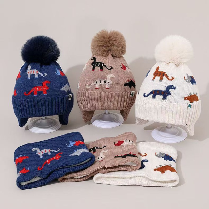 Ensemble bonnet et écharpe - T - Knit Beanie Hat Warm avis et prix