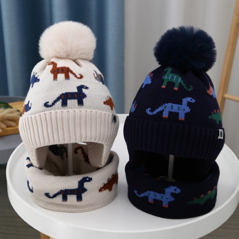 Ensemble bonnet et écharpe - T - Knit Beanie Hat Warm avis et prix