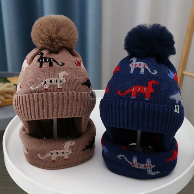 Ensemble bonnet et écharpe - T - Knit Beanie Hat Warm avis et prix